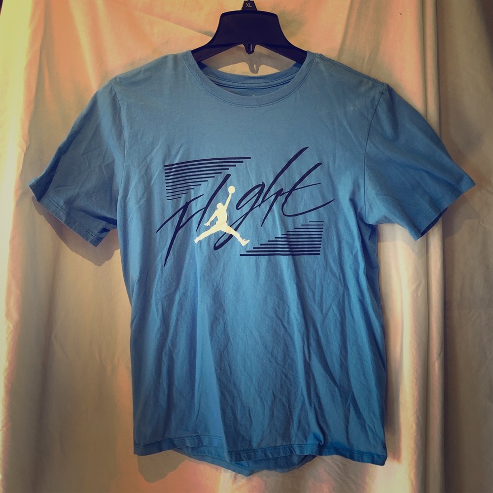 Blue T-Shirt w/ Jordan symbol